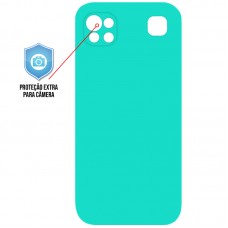 Capa para LG K92 - Silicone Case Azul Claro